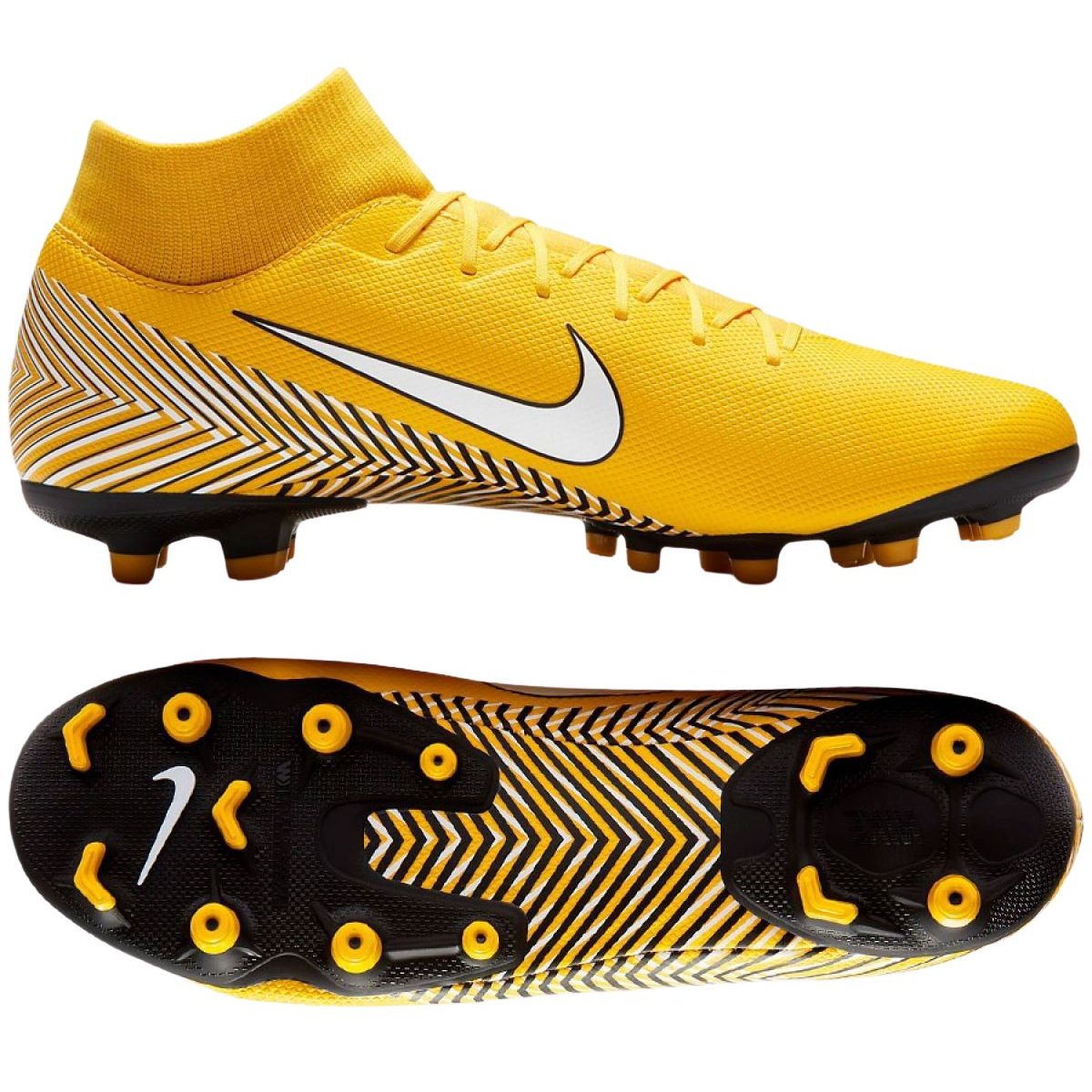 Nike Mercurial Neymar Superfly 6 Academy Mg M AO9466 710 football shoes multicolored yellow