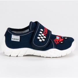 Raweks Boys' Velcro slippers blue Raweks Boys' Velcro slippers blue