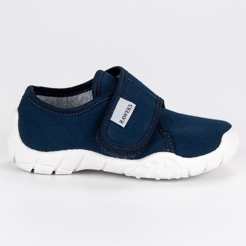 Raweks Boys' Velcro slippers blue Raweks Boys' Velcro slippers blue