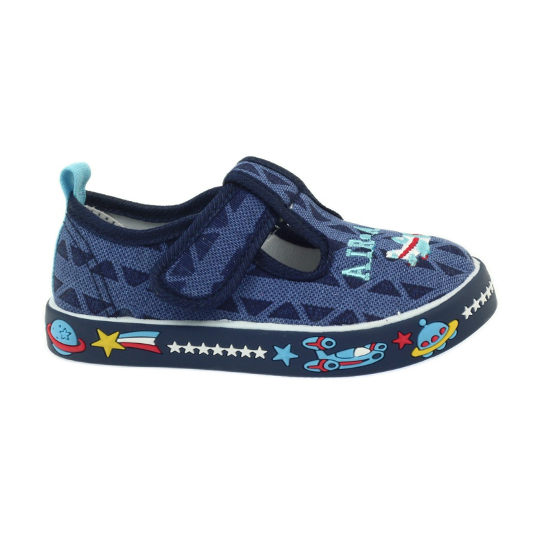 American Club American sneakers children's shoes leather insole navy blue