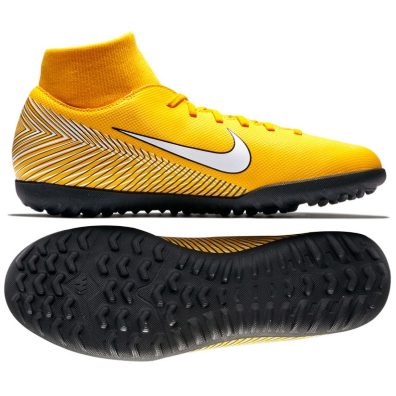 Nike Mercurial Neymar SuperflyX 6 Club Tf M AO3112-710 football shoes yellow yellow