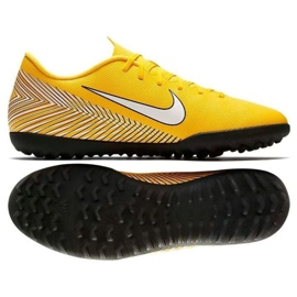 Nike Mercurial Vapor 12 Club Tf M AO3119-710 football shoes yellow yellow
