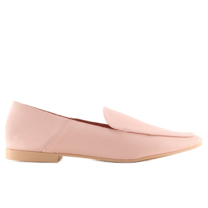 Soft loafers like calfskin 1182 Pink
