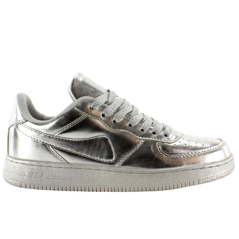 Sport shoes crazy colors B731 Silver grey