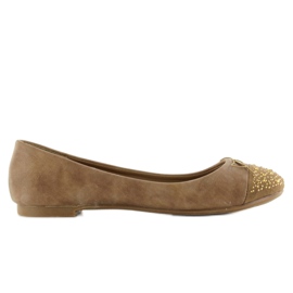 Ballerinas with MB-6212 khaki jets Ballerinas with MB-6212 khaki jets