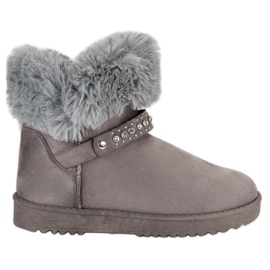 Seastar Mukluki with fur grey Seastar Mukluki with fur grey