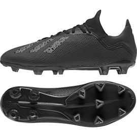 Adidas X 18.3 Fg M DB2185 football boots black black Adidas X 18.3 Fg M DB2185 football boots black black
