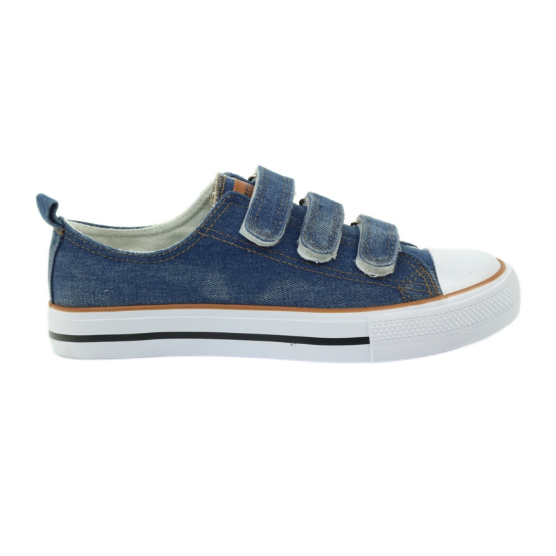 American Club Denim dk sneakers with velcro blue American Club Denim dk sneakers with velcro blue