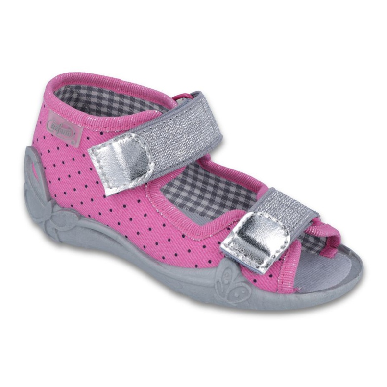 Befado children's shoes 242P083 grey pink