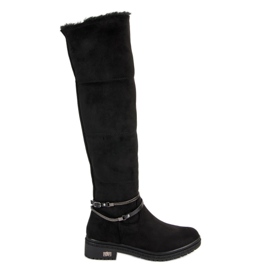Seastar Women's suede boots black