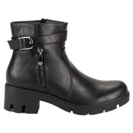 Small Swan Autumn Black Boots
