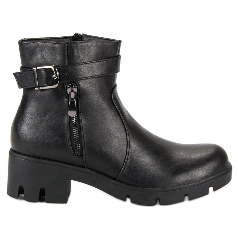 Small Swan Autumn Black Boots