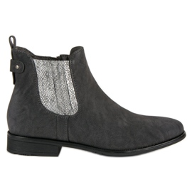 Vinceza Elegant Booties Jodhpur boots grey