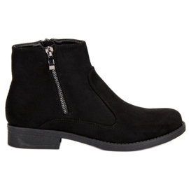 Filippo Black suede ankle boots Filippo Black suede ankle boots