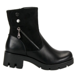 Filippo Comfortable boots with protector black Filippo Comfortable boots with protector black