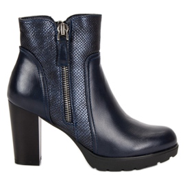 Filippo Navy blue boots on the post Filippo Navy blue boots on the post