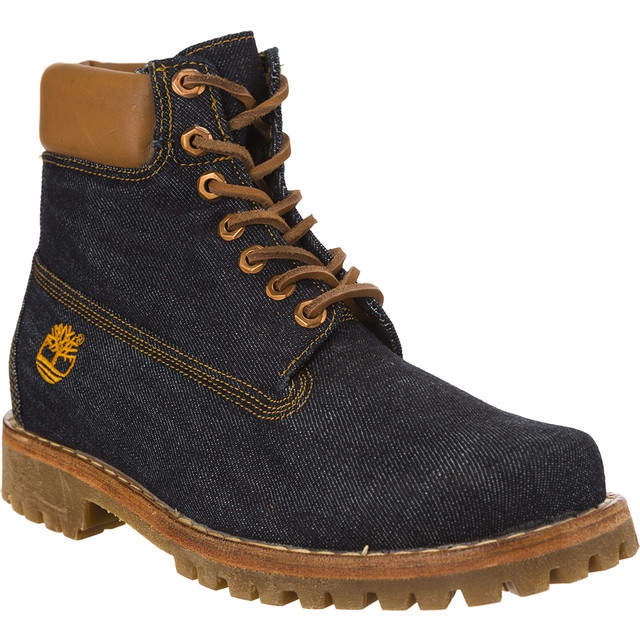 Timberland Heritage 6 In Fabric B3R navy blue