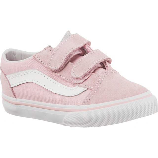 Vans Td Old Skool V Suede Canvas Q7K Chalk Pink True White