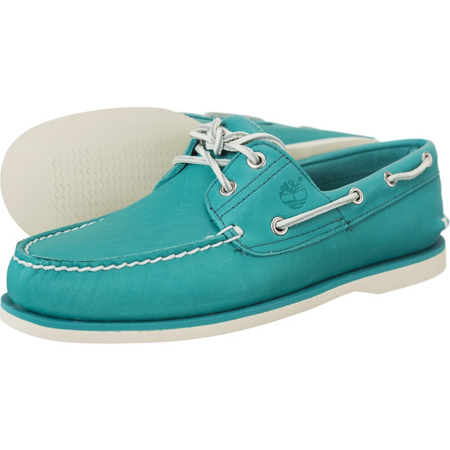 Timberland Classic Boat 2 Eye Bir green