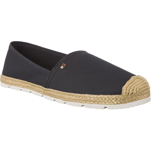 Tommy Hilfiger Flat Cotton Espadrilles 403 navy blue