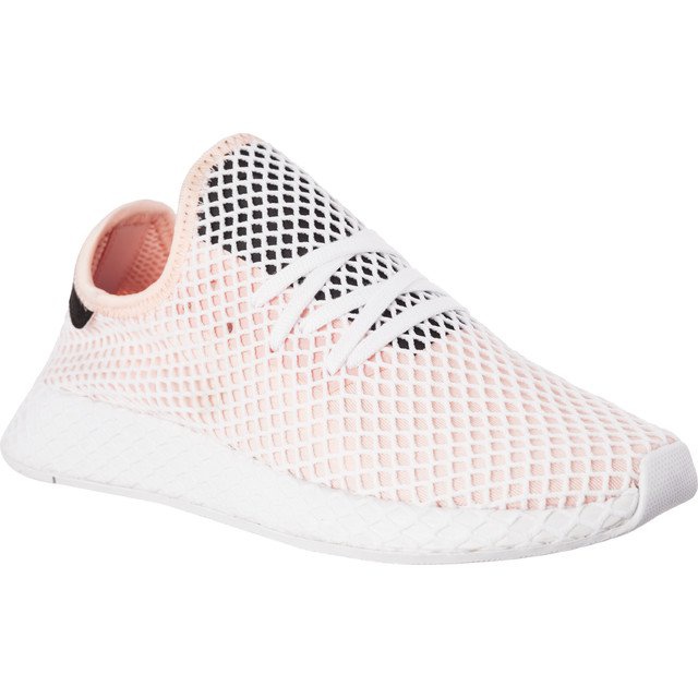 Adidas Deerupt Runner White Core Black Ftwr White pink