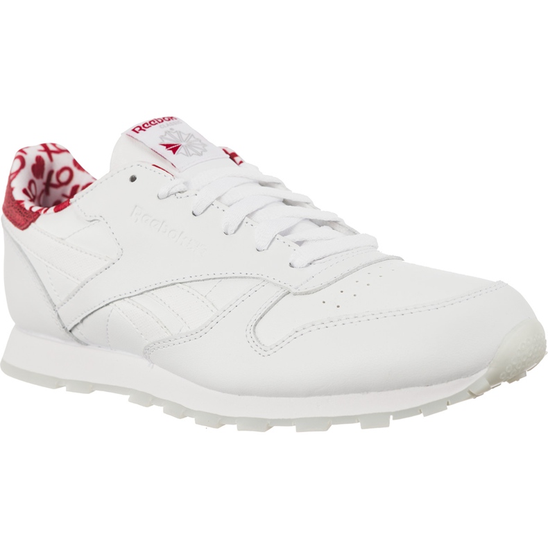 Reebok Classic Leather VALENTINE'S Day 191 White Power Red