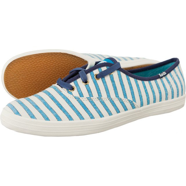 Keds Champion Cabana Stripe 564 white blue navy blue