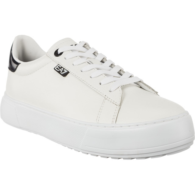 Ea7 Emporio Armani Unisex Pelle Sneaker 2480057A299 00010 white