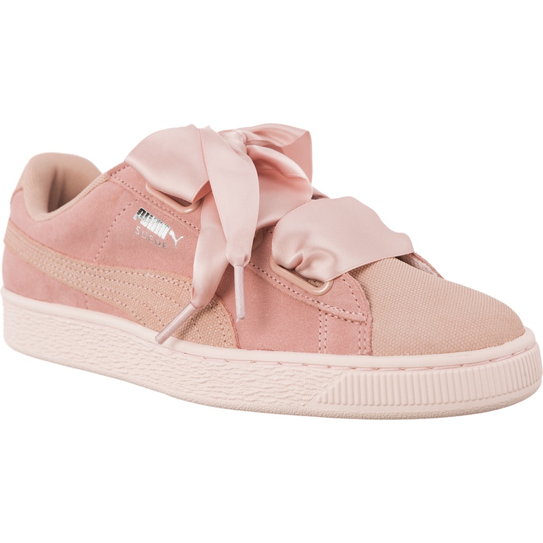 Puma Suede Heart Pebble Peach Beige Pearl pink