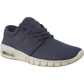 Nike Stefan Janoski Max Gs Thunder Blue Black Gum Brown navy blue Nike Stefan Janoski Max Gs Thunder Blue Black Gum Brown navy blue