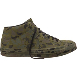 Converse 159746 One Star Utility Camo Mid black green