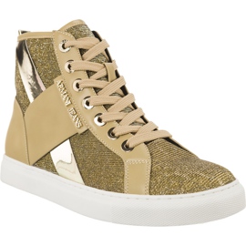 Armani Jeans Woven Sneaker 7P566-06250 brown yellow
