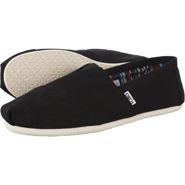 Toms Canvas Mens Classic Alpargata 862 black