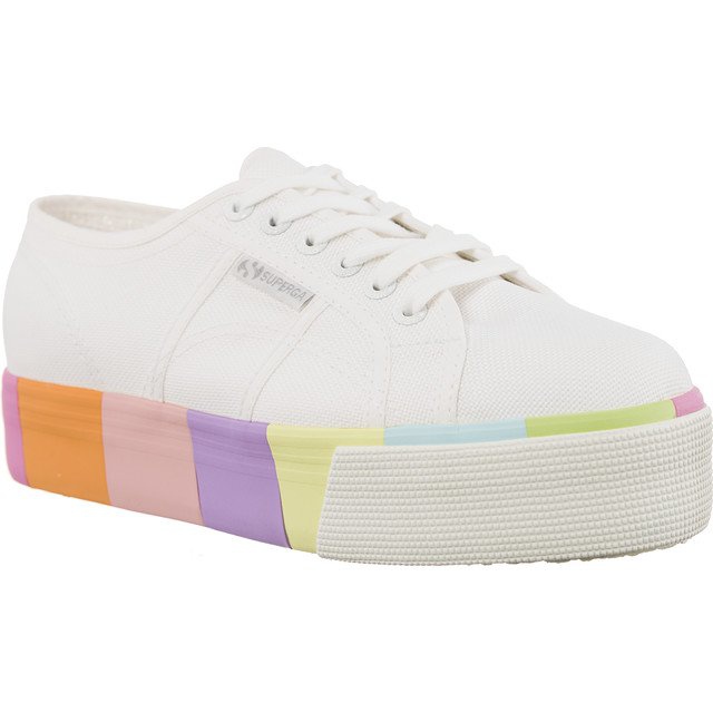 Superga 2790 Cotmultifoxingw G78 White Multicolor multicolored