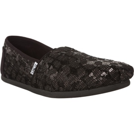 Toms Sequin Glitz womens Alpargata 925 black