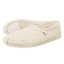 Toms Cable Knit Shearling Womens Alpargata 943 white