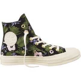 Converse 160518 Chuck Taylor All Star 70 Black Cherry Blossom Egret purple green