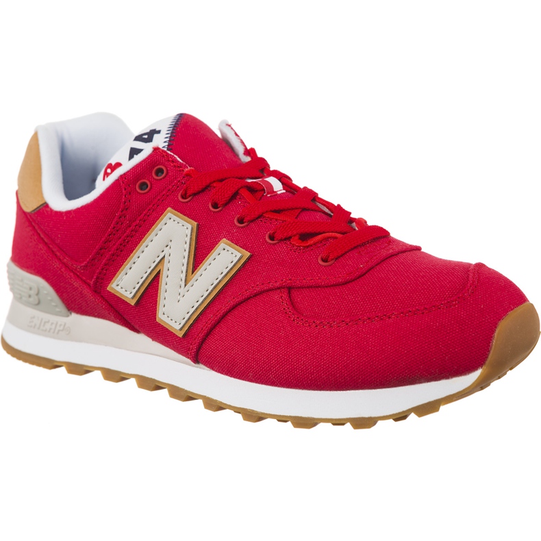 New Balance Ml574yla Team Red With Overcast