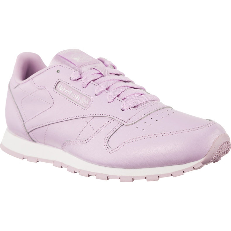 Reebok Classic Leather Metallic Moonglow White violet Reebok Classic Leather Metallic Moonglow White violet