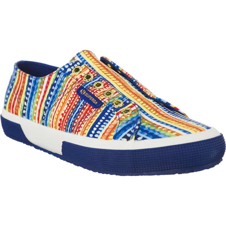 Superga 2750 Slipon Fabric Fan A43 multicolored