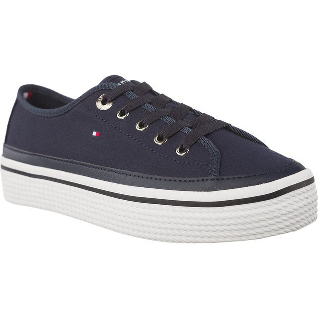 Tommy Hilfiger Corporate Flatform Sneaker blue