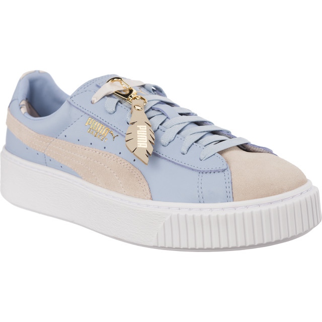 Puma Basket Platform Coachella Wns Fm Silver Peony Cashmere Blue brown multicolored
