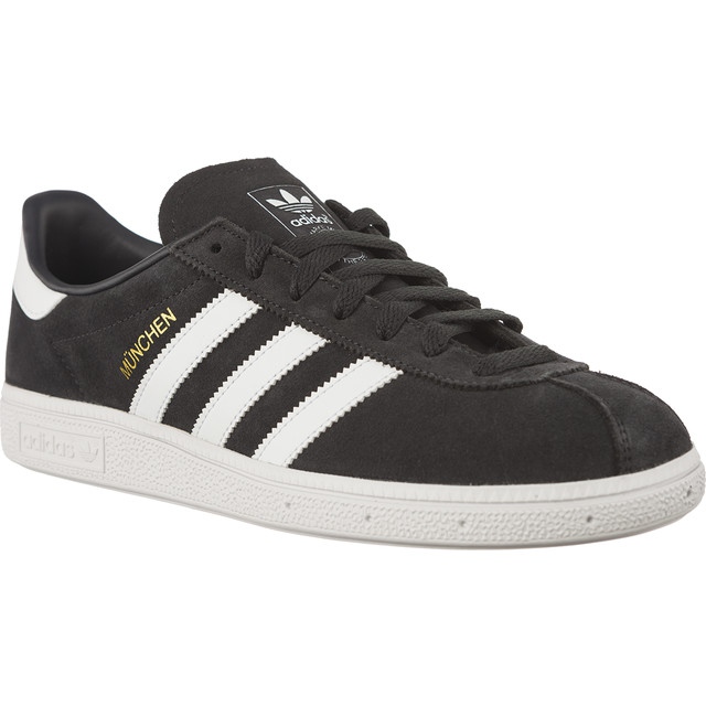 Adidas Munchen 322 Carbon FtwWht GoldMt white black grey