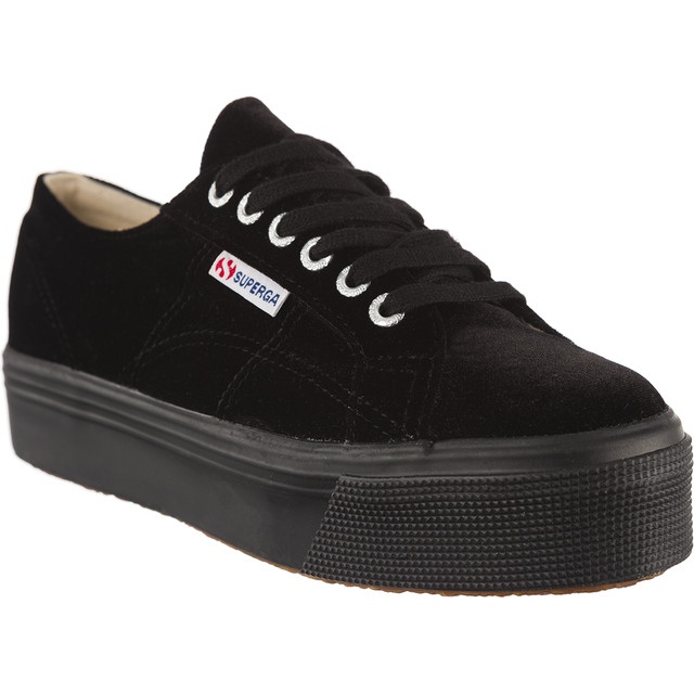 Superga 2790 Velvetw 999 black
