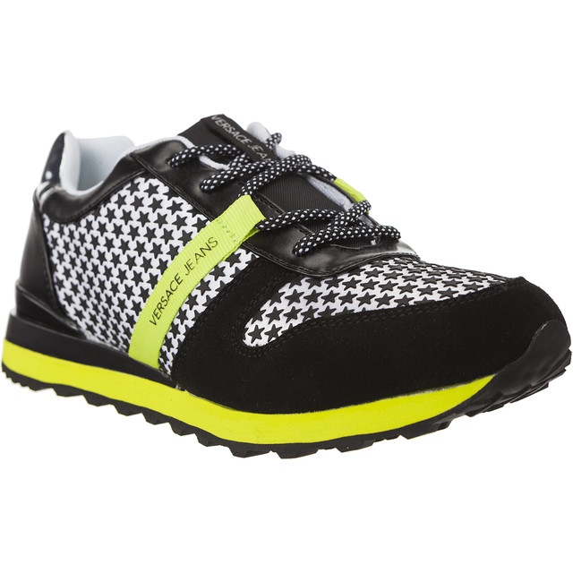 Versace Jeans Sneaker Donna Dis D1 M60 white black yellow