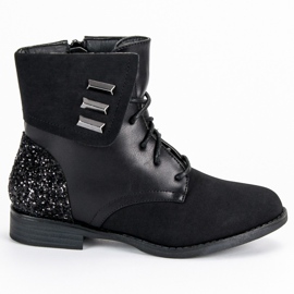 Vinceza Stylish children's boots black