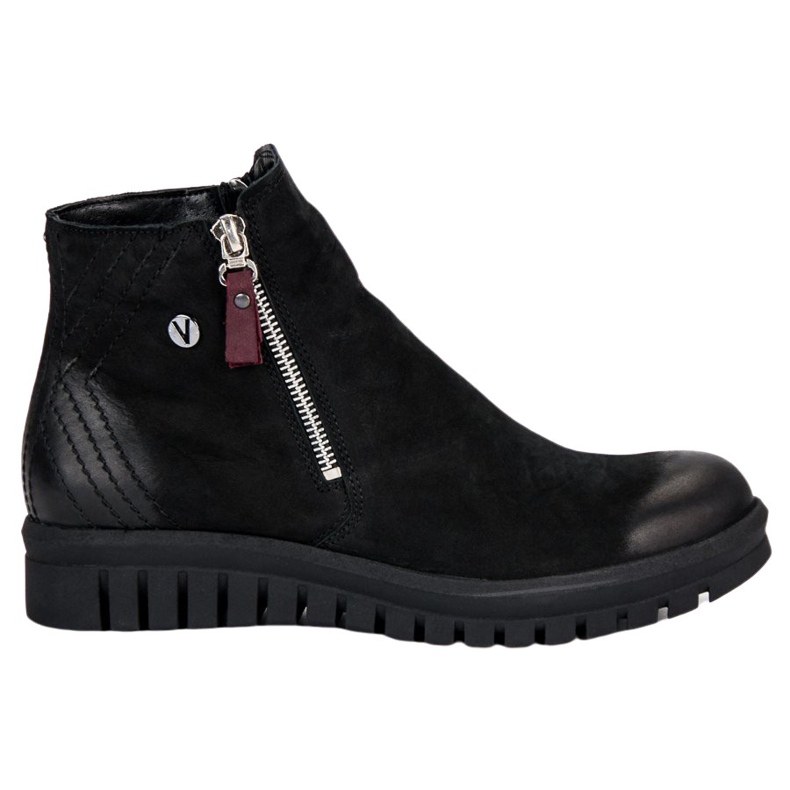 Low Boots On The VINCEZA Zipper black Low Boots On The VINCEZA Zipper black