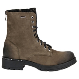 VINCEZA lace-up boots green VINCEZA lace-up boots green