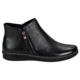 Filippo Leather low boots black Filippo Leather low boots black