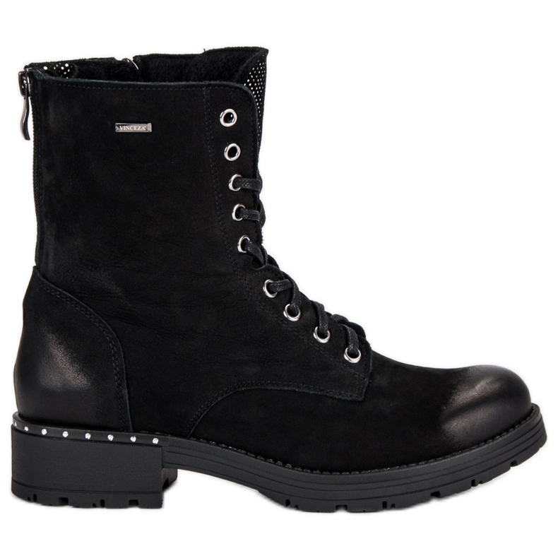 VINCEZA lace-up boots black